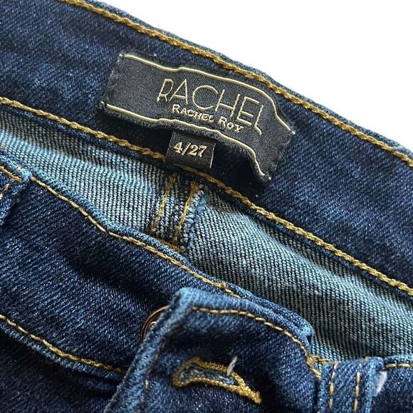 Rachel Roy distressed dark denim Angie jeans - Picture 4 of 6